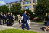 Przemarsz uczestników Jubileuszu 100-lecia Jagiełły